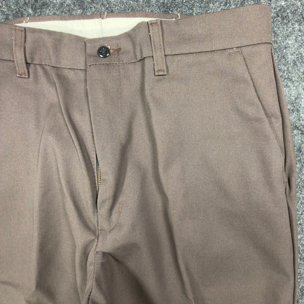 Red Kap 90s Vintage Work Pants Mens 34 Brown Twill Deadstock NWT
