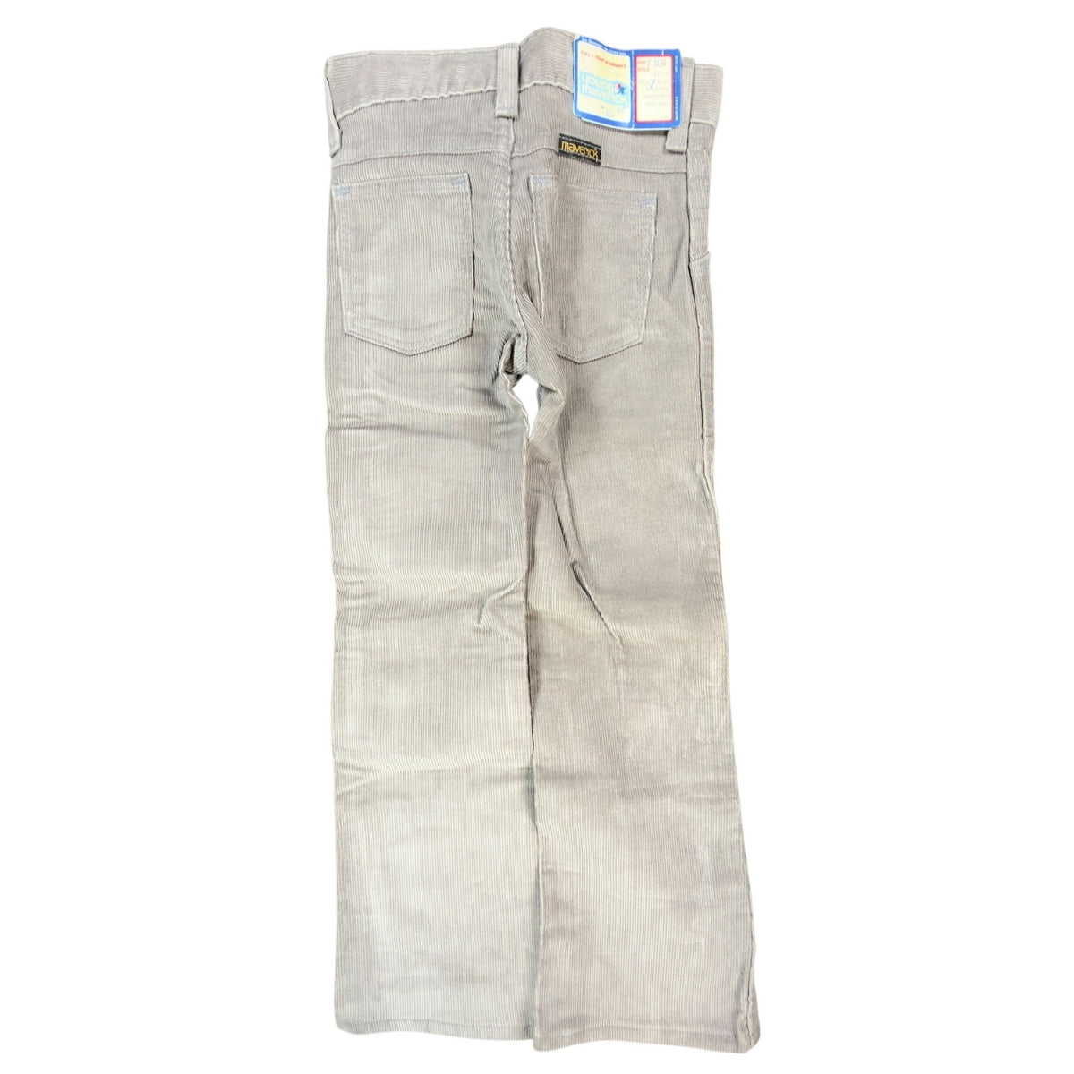 Maverick Vintage 70s Corduroy Pants Boys 6 Slim USA Grey Bootcut NWT 65011GY - take2supply