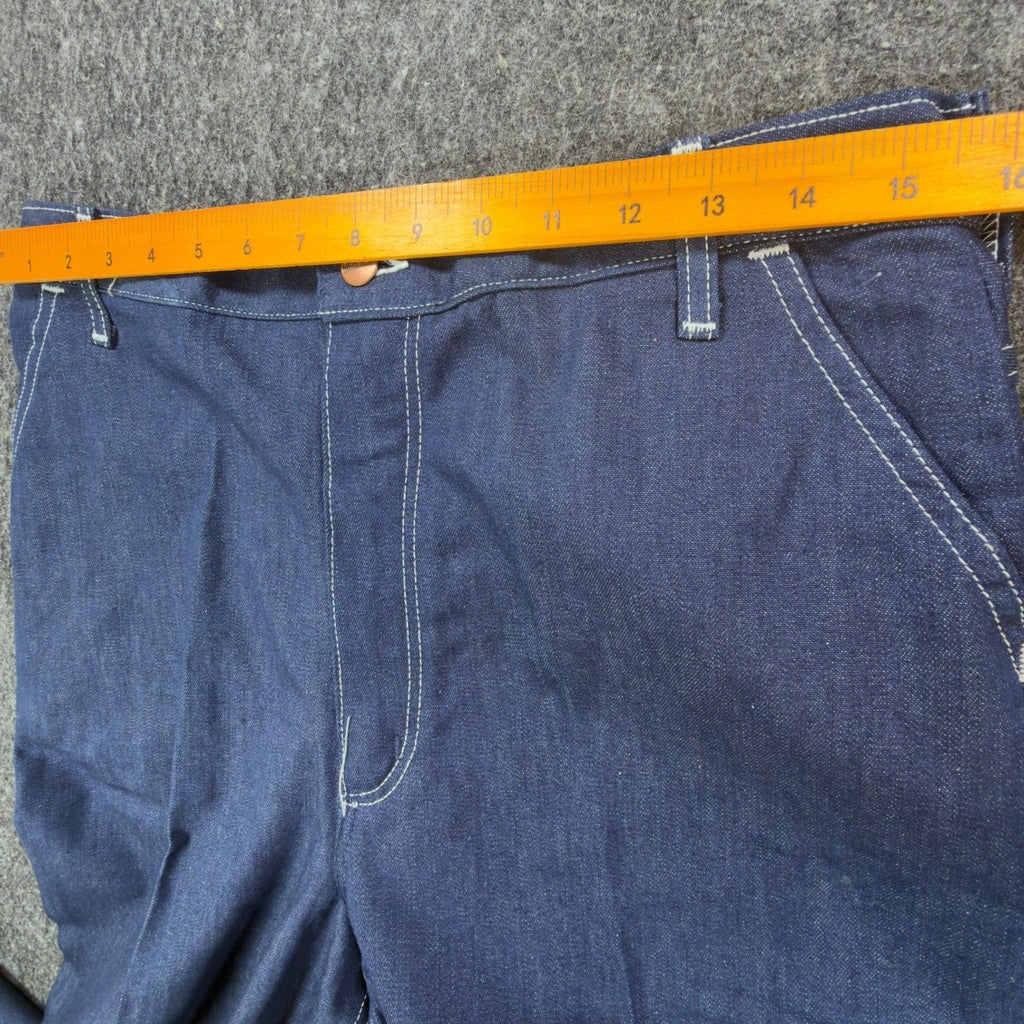 Lady Maverick Vintage 70s Jeans Misses 16 Blue Cotton High Rise NWT USA Made