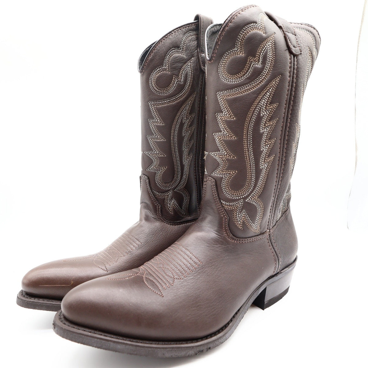 Double-H AG7 Work Western Boots Mens 10 D Vintage USA Brown Leather 3263 NWT