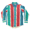 Wrangler Vintage 90s Western Shirt Mens 17.5 Multi Cotton Pearl Snap New