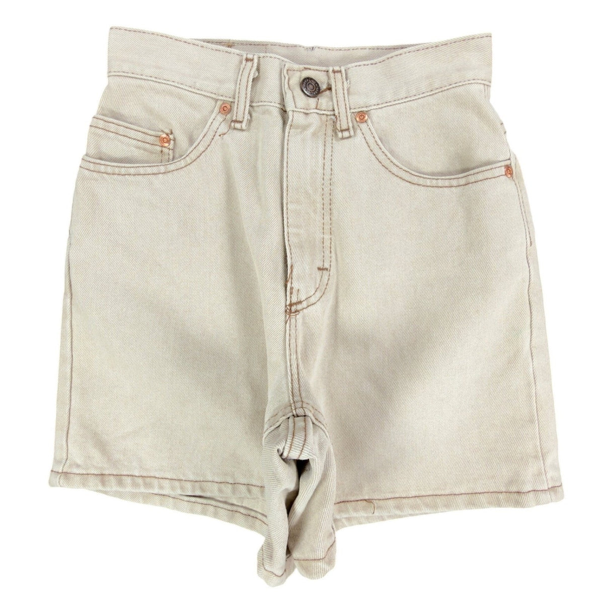 Lee 90s Soda Pop Denim Shorts Junior 3 Khaki Recycled Cotton NWT Vintage