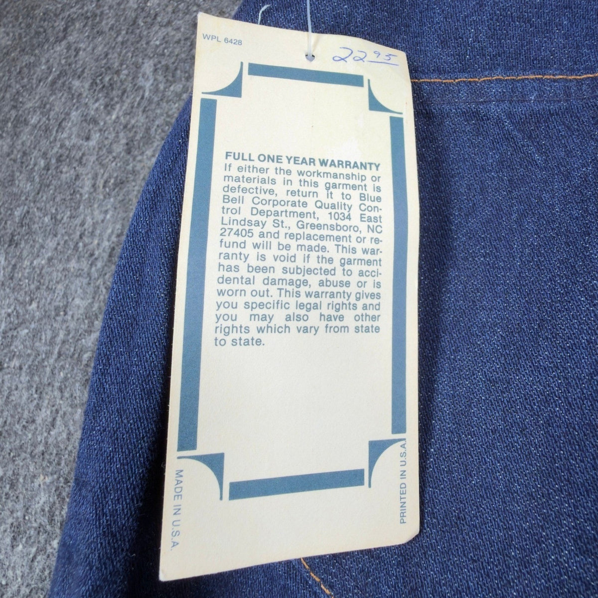 Maverick 80s Vintage Pleated Jeans Junior 5 Blue Cotton NWT Made in USA
