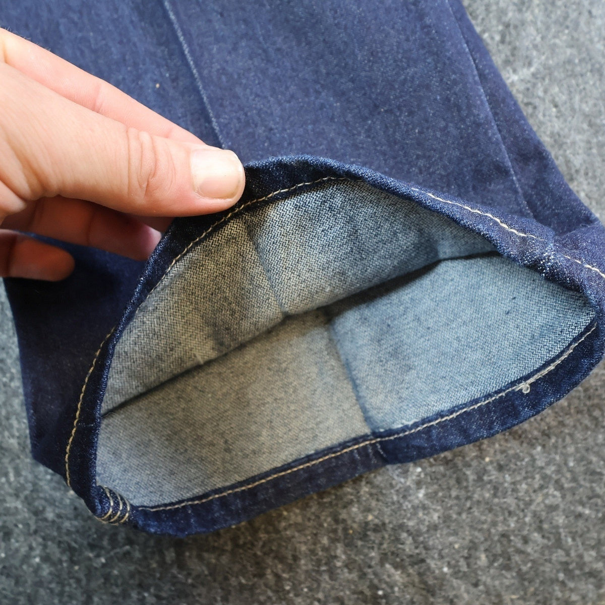 Rigolletto Vintage 70s Flare Jeans Mens 33x33 Blue Cotton Denim NOS NWT - take2supply