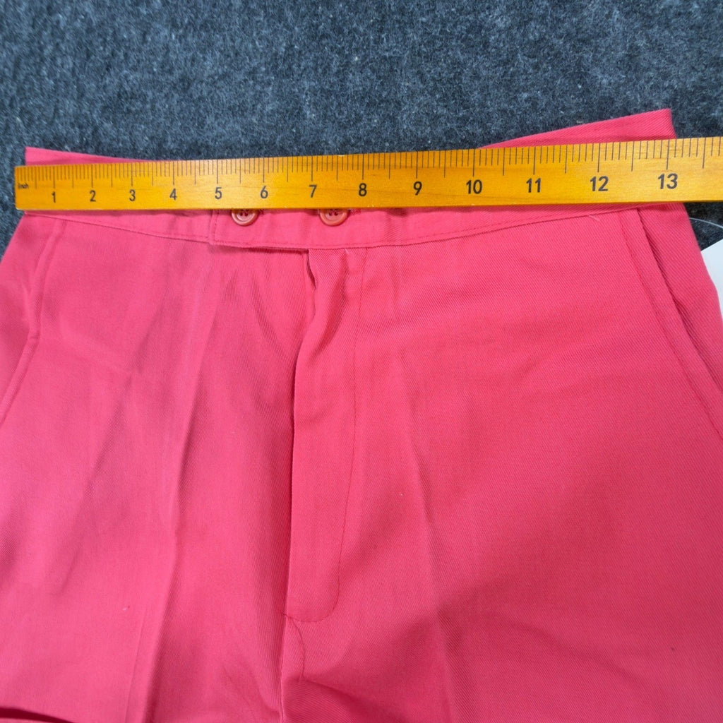 Daggonits Shorts Womens 9/10 Vintage 80s Pink Cotton Blend Deadstock High Rise
