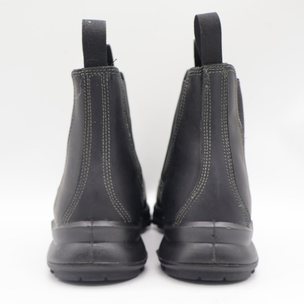 Grisport Cardigan Chelsea Boots Mens 10.5 Black Leather Pull On Italy 7003D8