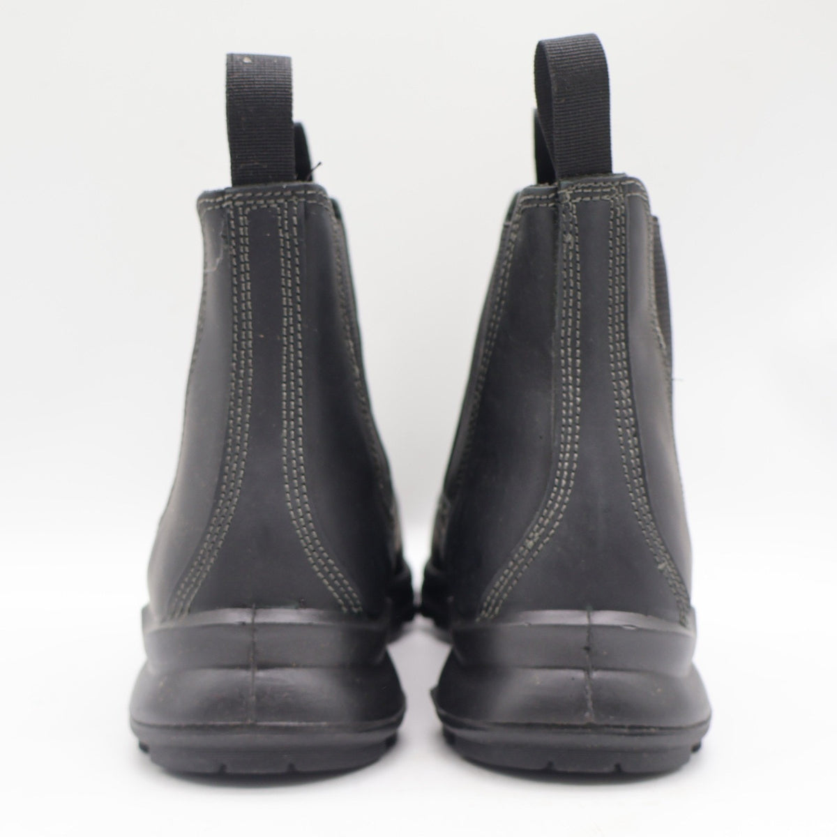 Grisport Cardigan Chelsea Boots Mens 10.5 Black Leather Pull On Italy 7003D8