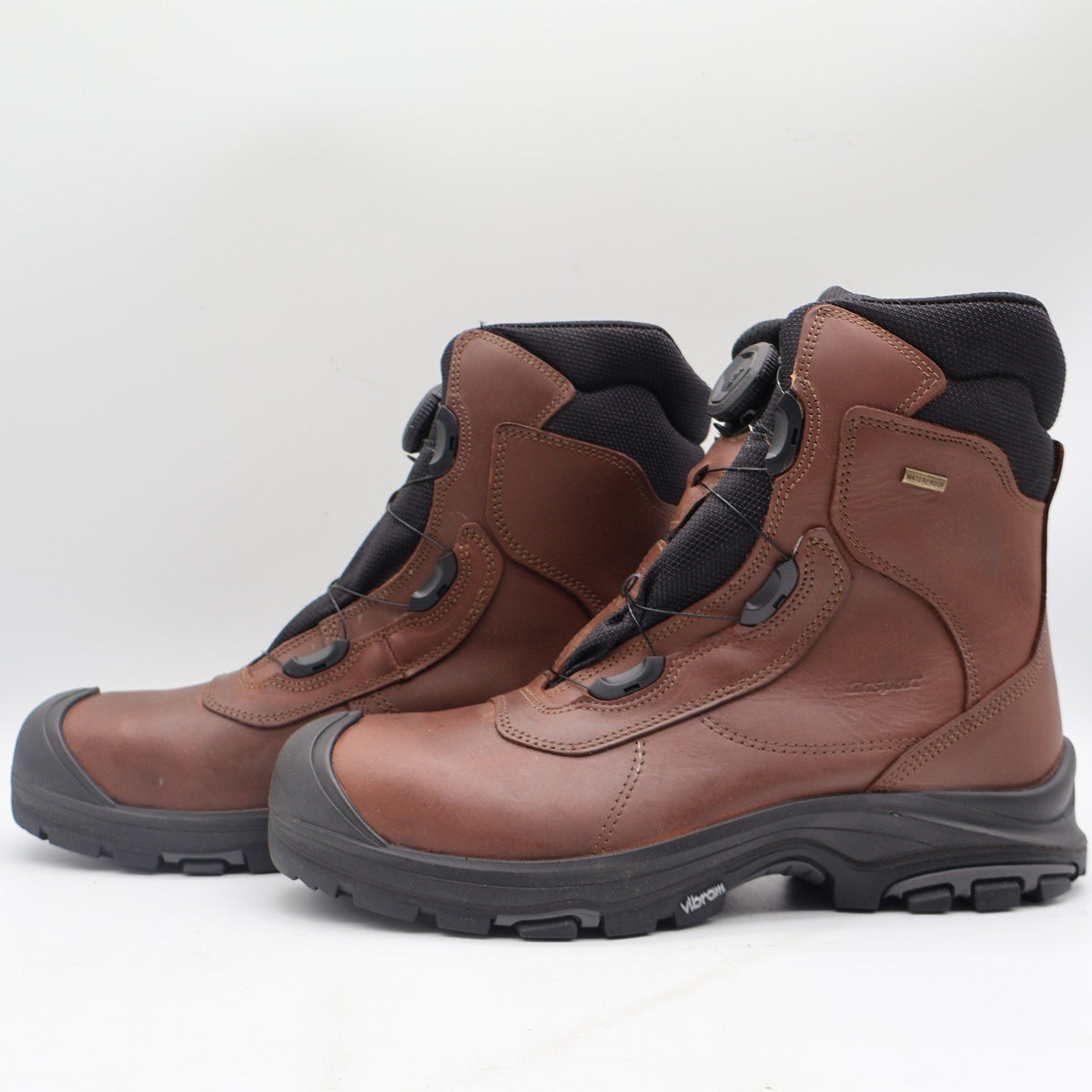 Grisport BOA Constructor Work Boots Mens 13 Brown Leather Waterproof Vibram