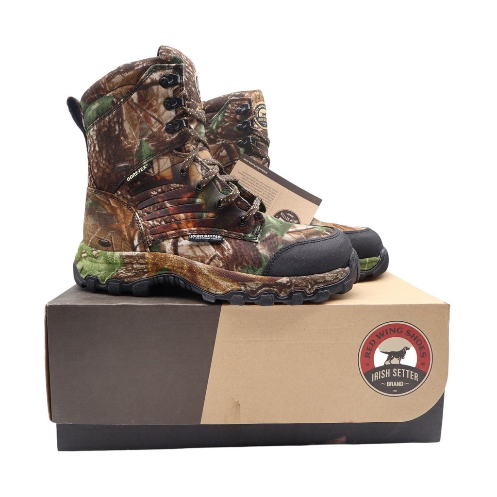 Irish Setter Boots Mens Size 9 D Shadow Trek Gore-Tex Camo Hunting 3858 NIB - take2supply