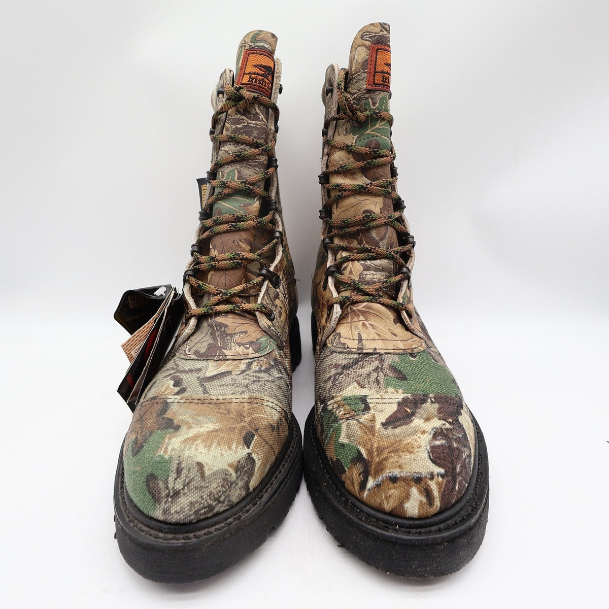 Irish Setter 824 Gore-Tex Hunting Boots Mens 9D Camo Canvas New Vintage Style