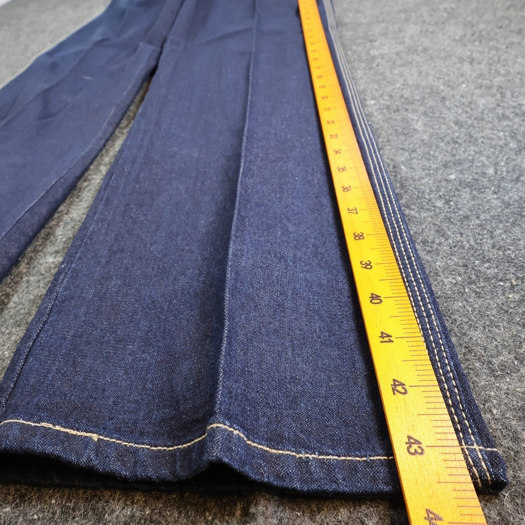 Rigolletto Vintage 70s Flare Jeans Mens 33x33 Blue Cotton Denim NOS NWT - take2supply