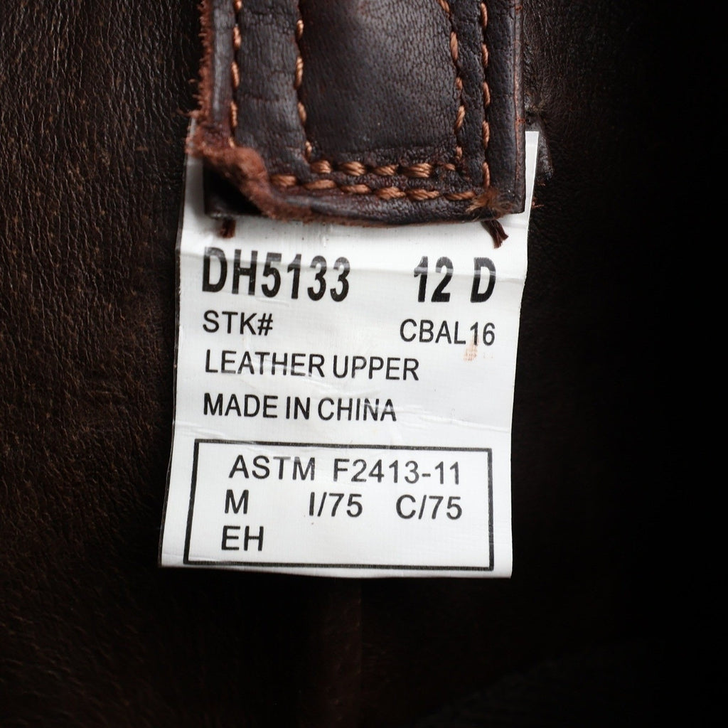 Double-H Roper Work Boots Mens 12 D Brown Leather Composite Toe DH5133 NWT Box