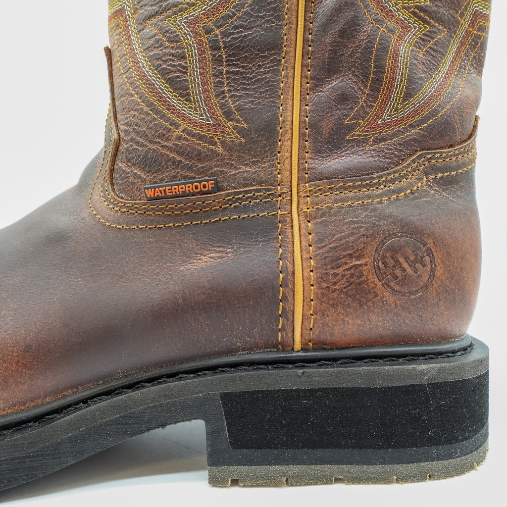 Double-H DH6116 ICE Work Western Boots Mens 13 D Brown Leather NIB Waterproof