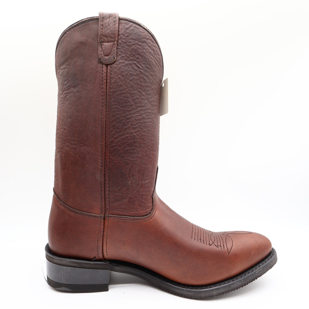Double H Vintage 90s Western Boots Mens 12 D Brown Leather Cowboy 3203 USA NIB