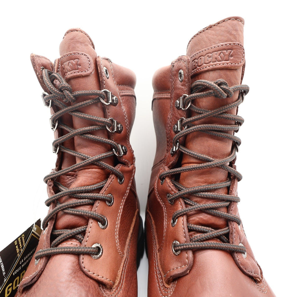 Rocky 2000s Ranger Steel Toe Work Boots Mens 10.5 M Brown Leather GORE-TEX NWT