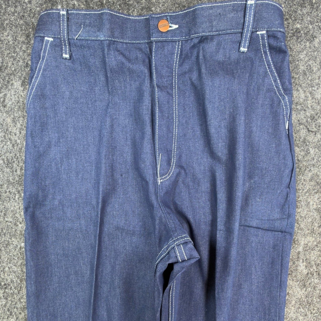 Lady Maverick Vintage 70s Jeans Misses 16 Blue Cotton High Rise NWT USA Made
