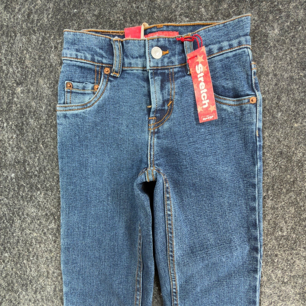 Levi's Vintage Y2K 517 Flare Jeans Girls Size 8 Slim Blue Denim NOS - take2supply