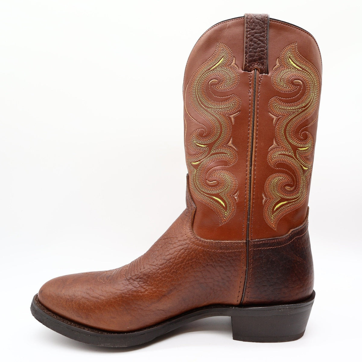 Double-H DH4417 Western Work Boots Mens 12 D Rust Leather R Toe New