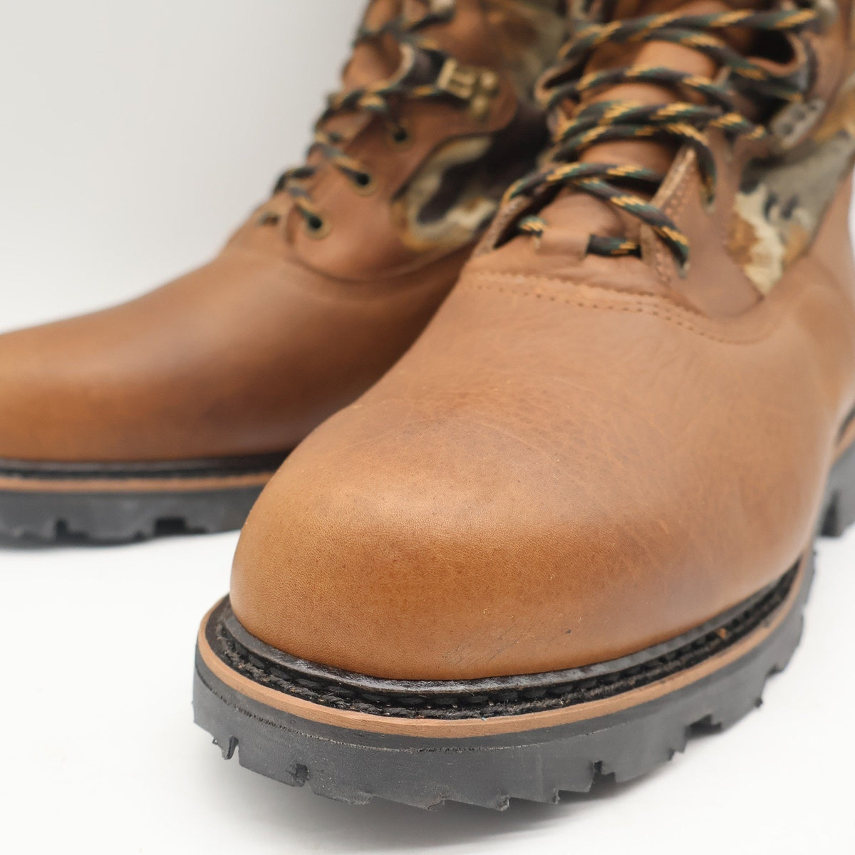 Lake of the Woods Hunting Boots Mens 10.5 D Vintage USA Leather Camo 800g 5263 - take2supply