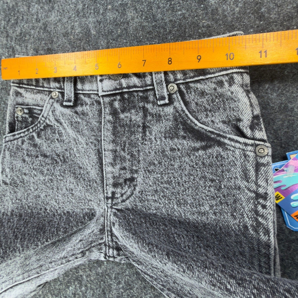 Lee Vintage 80s Riders Jeans Boys 5 Reg Glacier Acid Wash Denim NWT USA