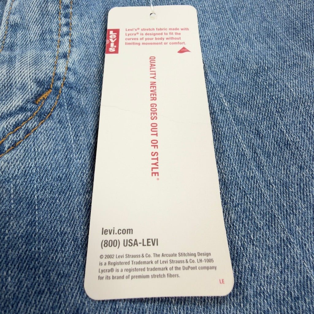Levi's Y2K Superlow Stretch Shorts Junior 11 Blue Cotton Denim NWT C359