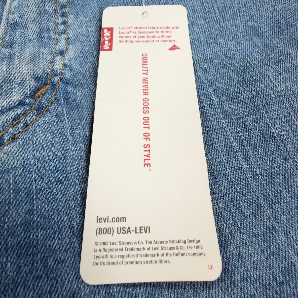 Levi's Y2K Superlow Stretch Shorts Junior 11 Blue Cotton Denim NWT C359