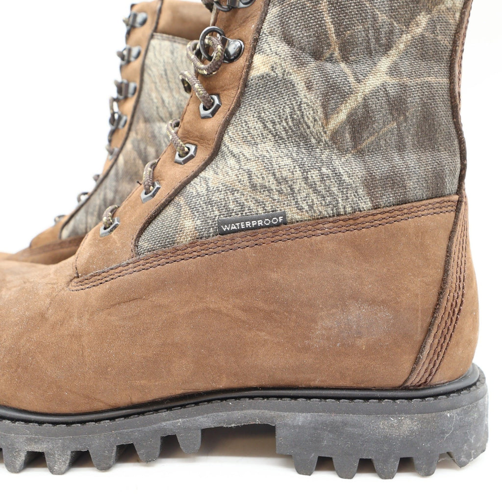 Browning 30300 Hunting Boots Mens 8 Coffee Camo Leather Waterproof New