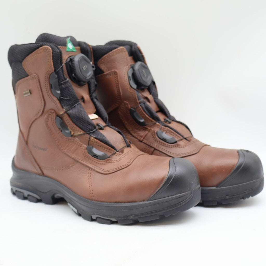 Grisport Boa Constructor Work Boots Mens 8.5 Brown Leather Waterproof Safety Toe