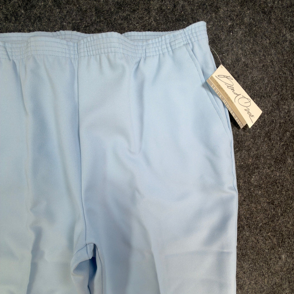 Levi's Bend Over Pants Womens 18 Vintage 80s Blue Dacron Polyester NWT USA