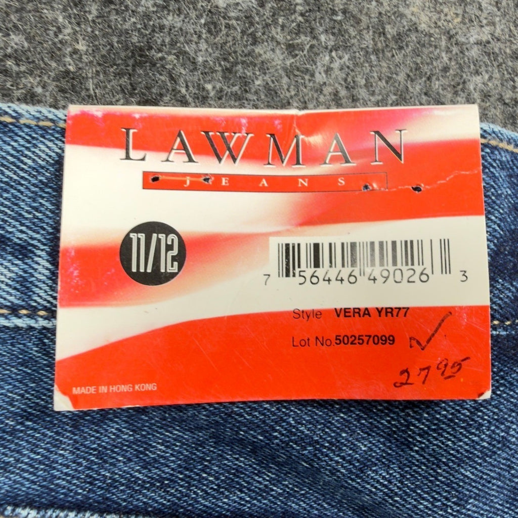 Lawman 90s Vintage High Rise Denim Shorts Womens 11/12 Blue NWT VERA YR77 - take2supply