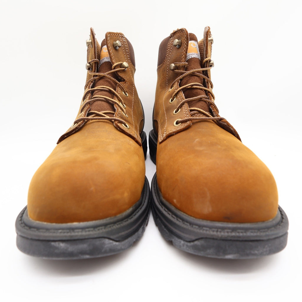 Carhartt Modern Ironwood Alloy Toe Work Boot Mens 10.5 Brown Leather New - take2supply