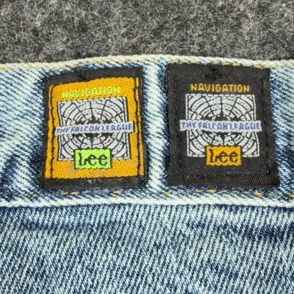 Lee Vintage 90s Air Gear Trekker Jeans Mens 28x34 Frost Indigo NWT New