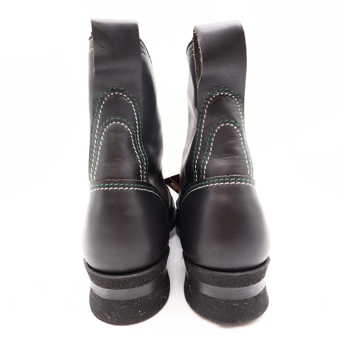 Walker Vintage 80s Work Boots Mens 10 EE Black Leather NIB NWT USA Made 1255