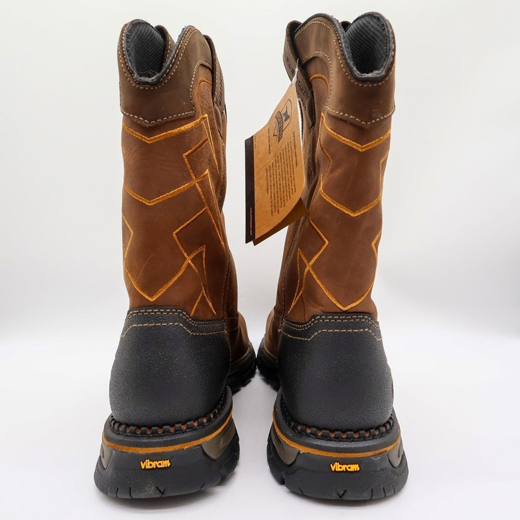 Irish Setter Mens 10.5 Two Harbors 83964 Brown Leather Waterproof Work Boots