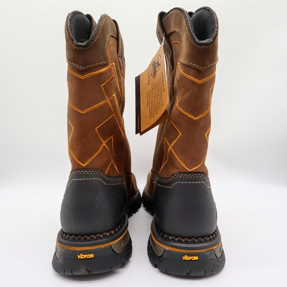 Irish Setter Mens 10.5 Two Harbors 83964 Brown Leather Waterproof Work Boots