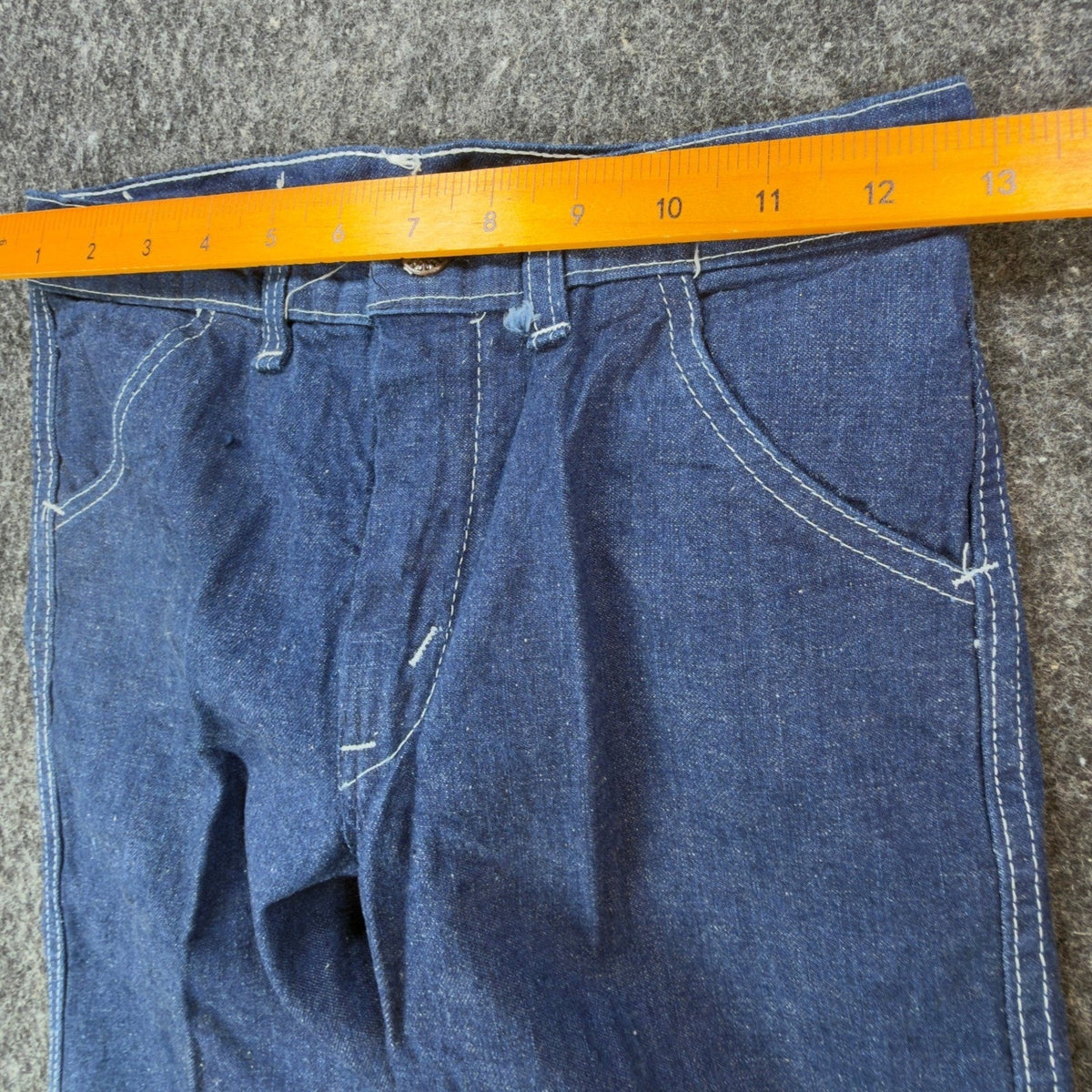 DeeCee Vintage 70s Jeans Youth 10 Reg Blue Flare USA Deadstock NWT