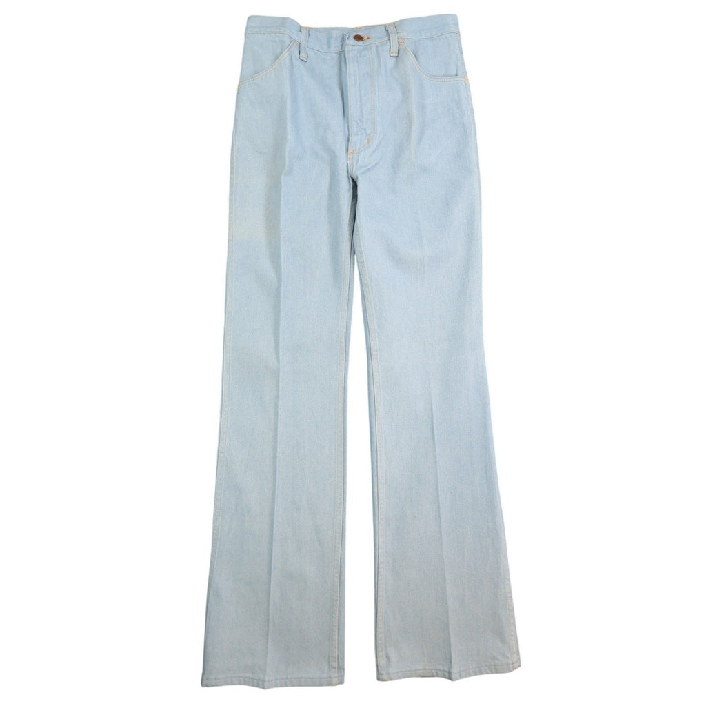 Maverick Vintage 70s Bootcut Jeans Mens 33 Long Light Blue USA Made NOS NWT - take2supply