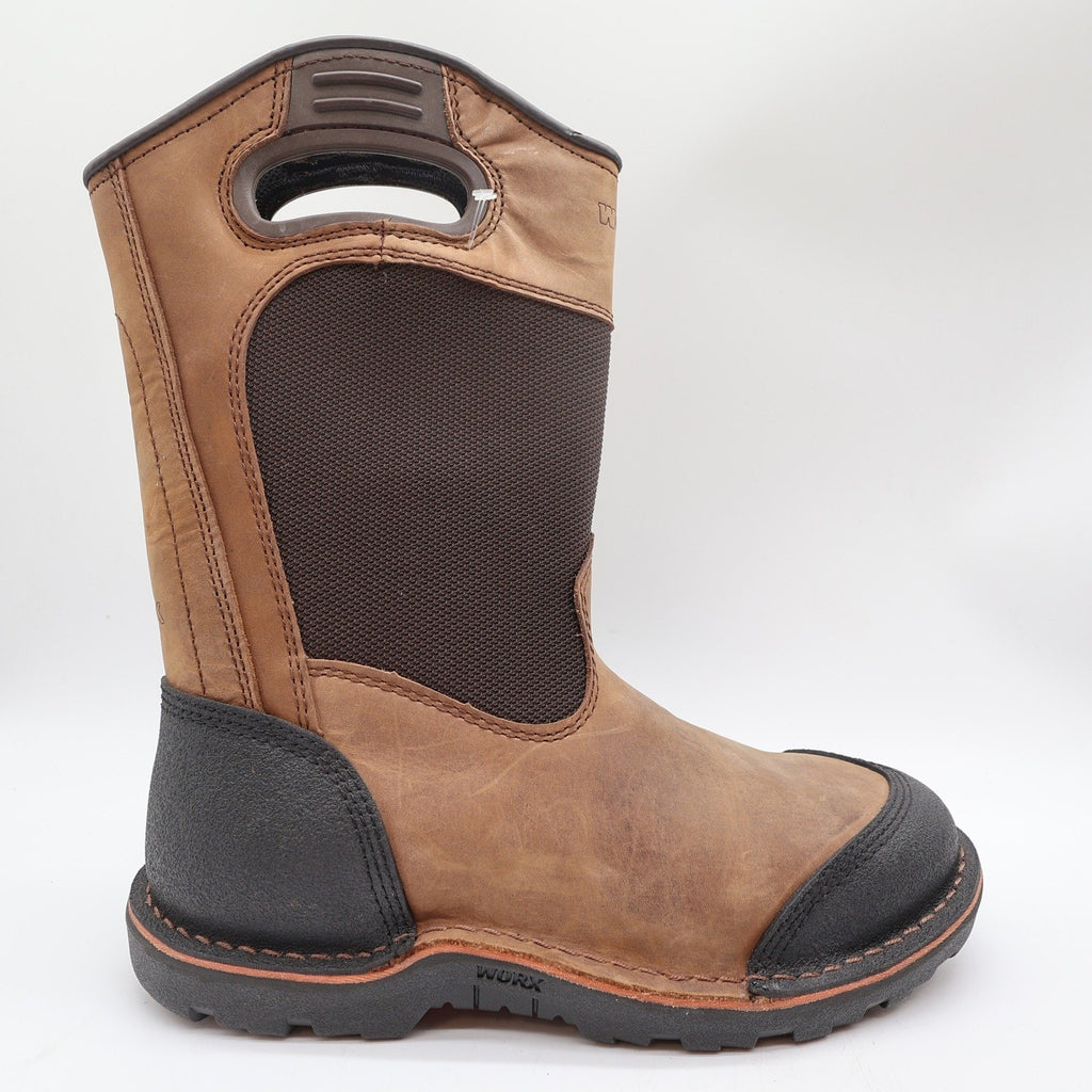 Worx by Red Wing 5715 Steel Toe Boots Mens 8 Brown Leather New In Box - take2supply
