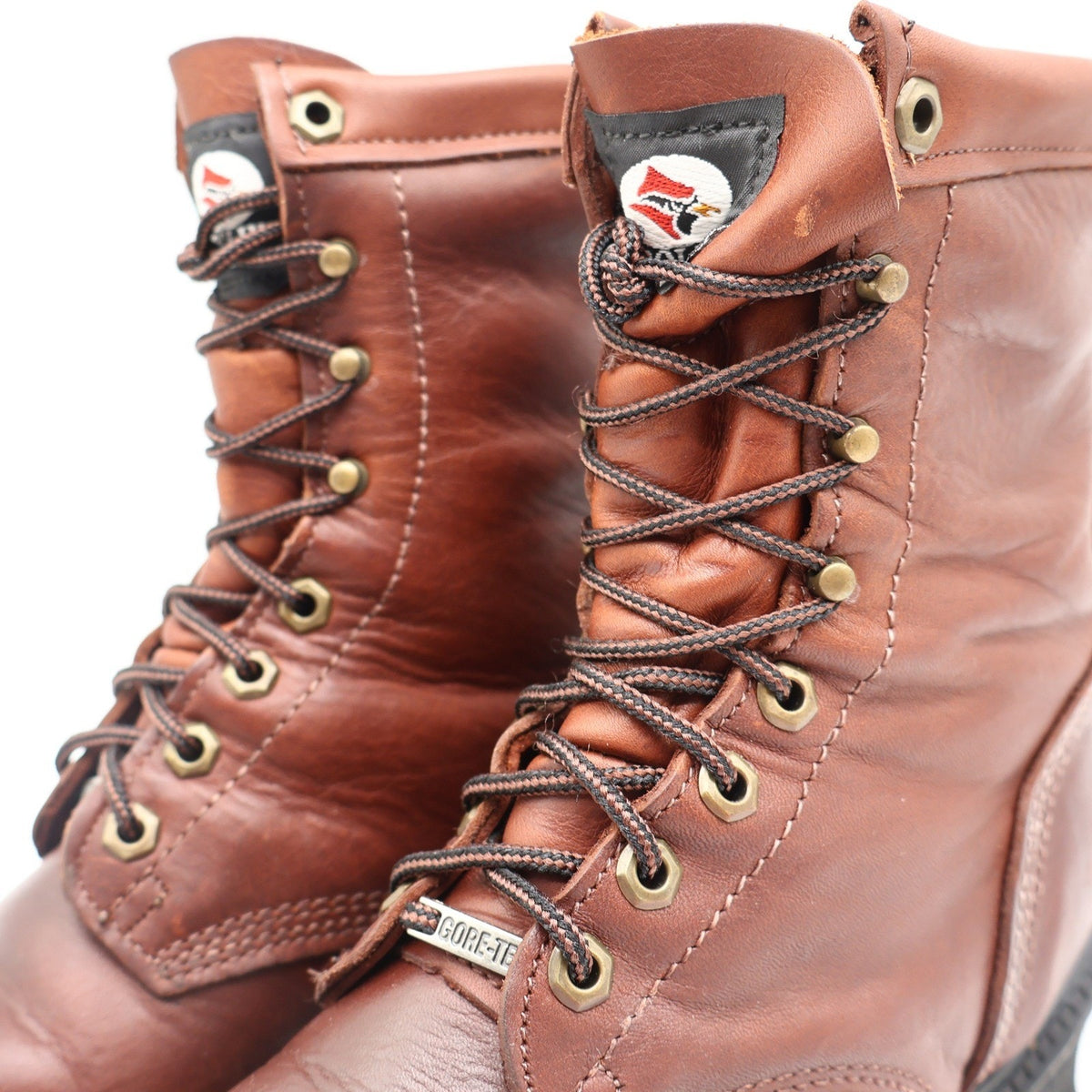 Carolina Logger Boots Mens 9 D Vintage Brown Leather GORE-TEX Insulated 7007 USA