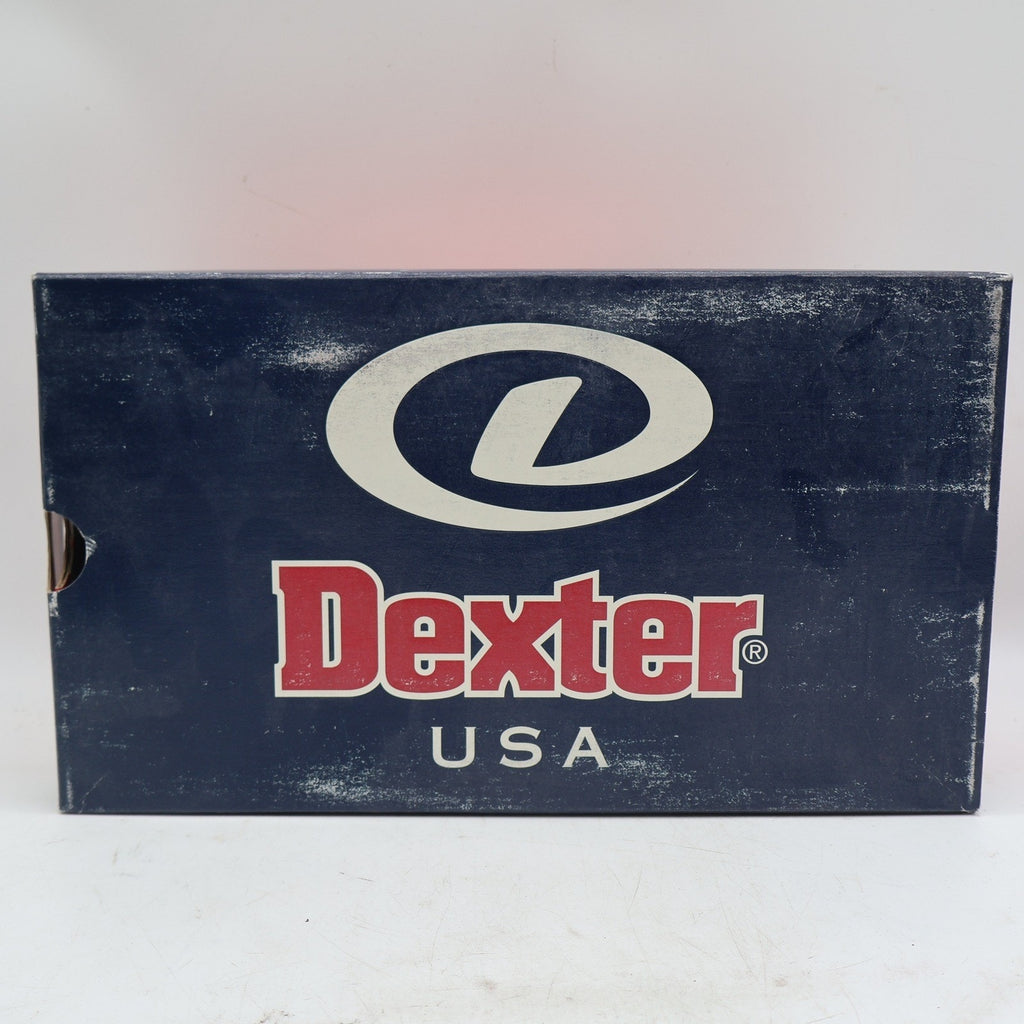 Vintage 90s Dexter Aspen C260-2 Walnut Tumbled Leather Oxfords Men's 10.5M USA Deadstock