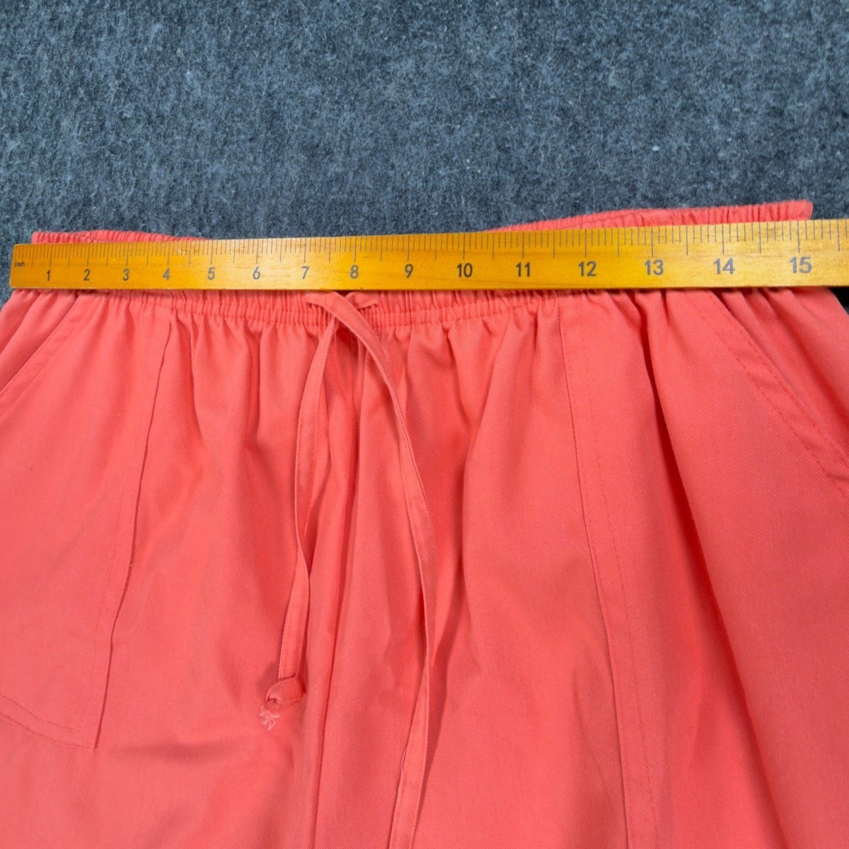 Southern Lady Vintage 90s Shorts Womens L Orange Cotton Blend NWT - take2supply