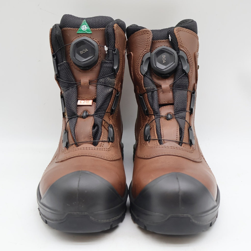 Grisport Boa Constructor Work Boots Mens 8.5 Brown Leather Waterproof Safety Toe