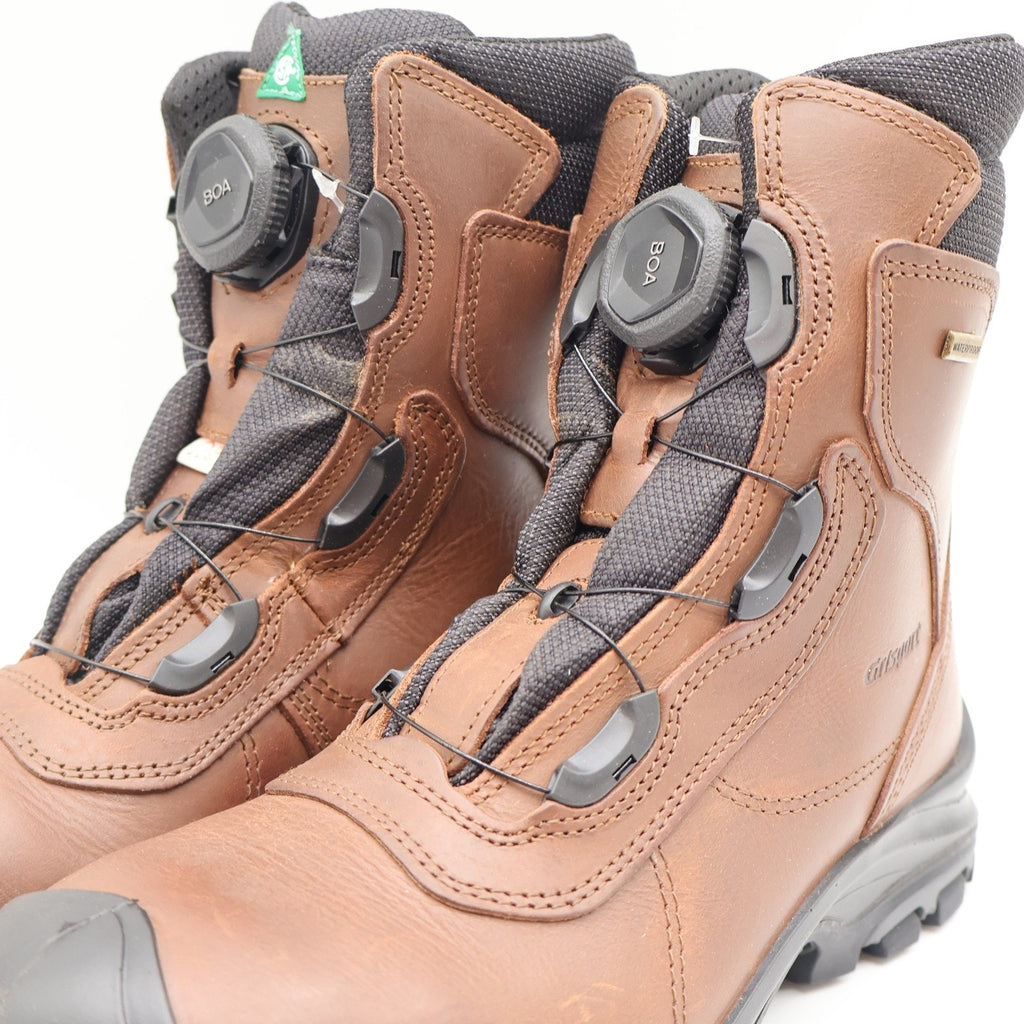 Grisport Boa Constructor Work Boots Mens 8.5 Brown Leather Waterproof Safety Toe
