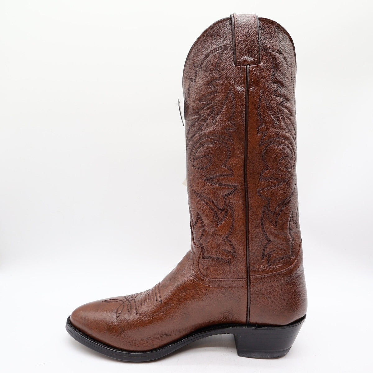 Justin Vintage 1450 Western Cowboy Boots Mens 9 D Tan Brown Leather NIB NWT