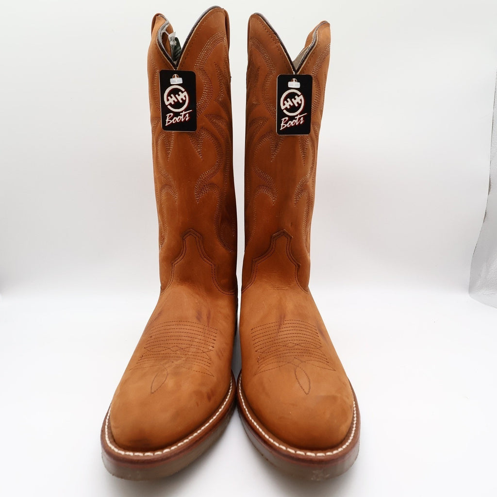 Double-H DH3250 Work Western Boots Mens 11.5 D Tan Leather NWT