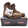 Rocky Retraction Hunting Boots Mens 11M Brown Camo Leather Waterproof New