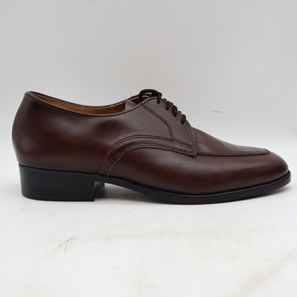Vintage Barclay 97124 Brown Leather Oxford Shoes Men's 9.5 EEE Wide USA Deadstock