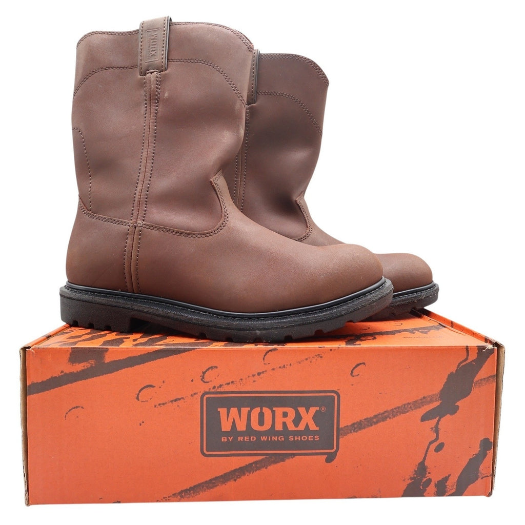 WORX Modern 5701 Steel Toe Work Boots Mens 12 Brown Leather NWT NIB - take2supply