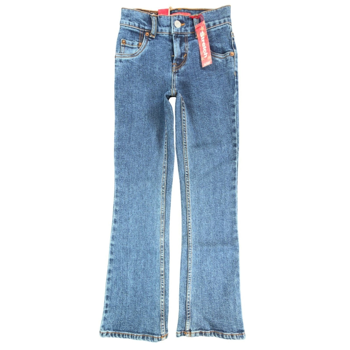 Levi's Vintage Y2K 517 Flare Jeans Girls Size 8 Slim Blue Denim NOS - take2supply