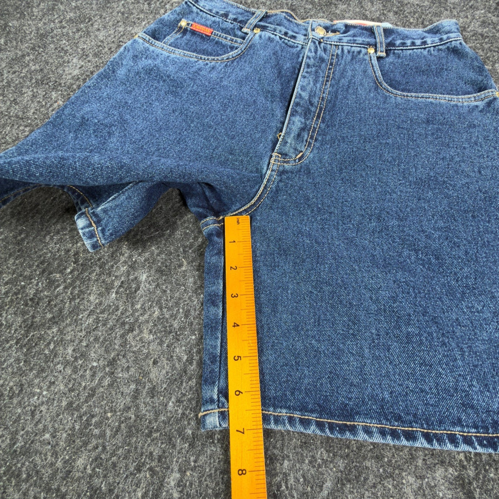 Lawman 90s Vintage High Rise Denim Shorts Womens 11/12 Blue NWT VERA YR77 - take2supply